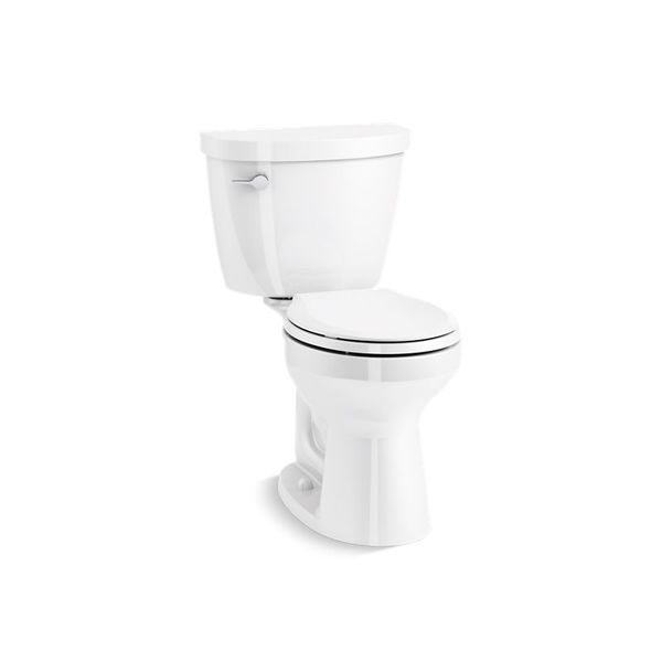 Kohler Toilet, Gravity Flush, Floor Mounted Mount, Round, White 31641-0